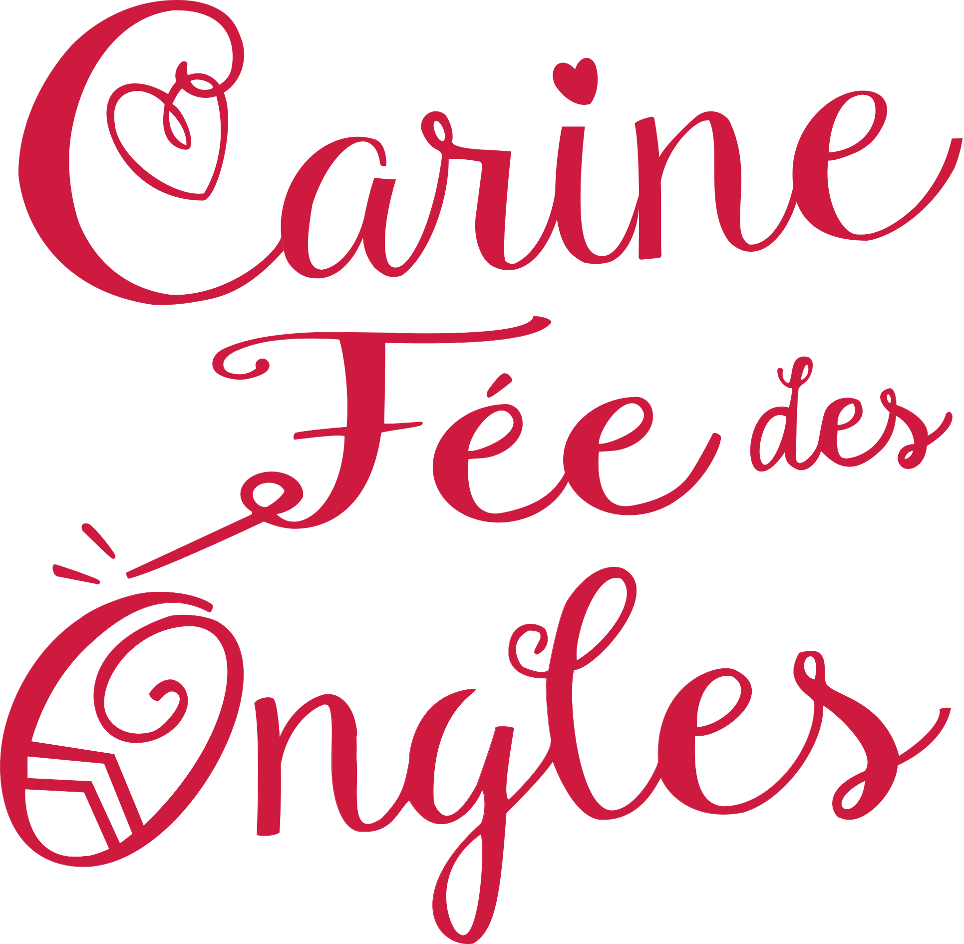 Logo carine fée des ongles